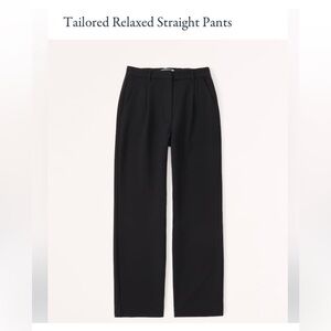 Abercrombie Tailored Relaxed Straight Pant - Curve Love